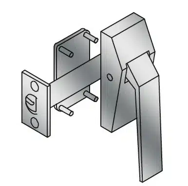 hospital door hardware